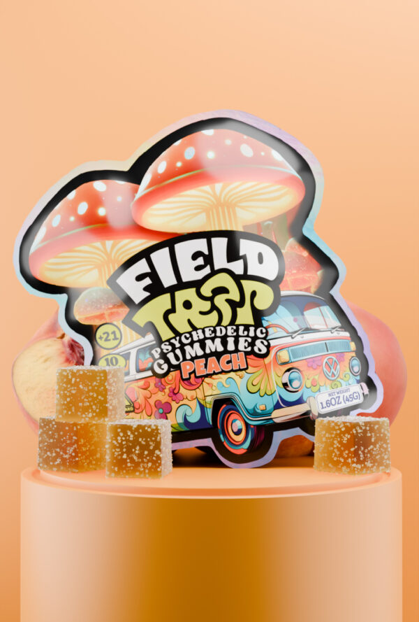 field trip peach gummies